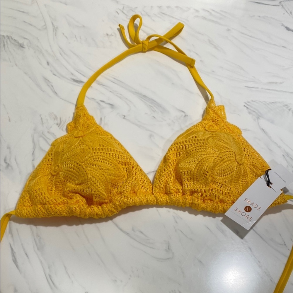 NWT Target crochet bikini top. Size L